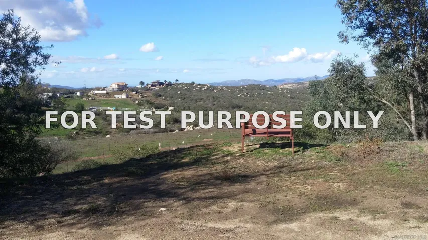 Demo/Test Data Highway 67 Unit Lot 67, Poway, Ca 92064