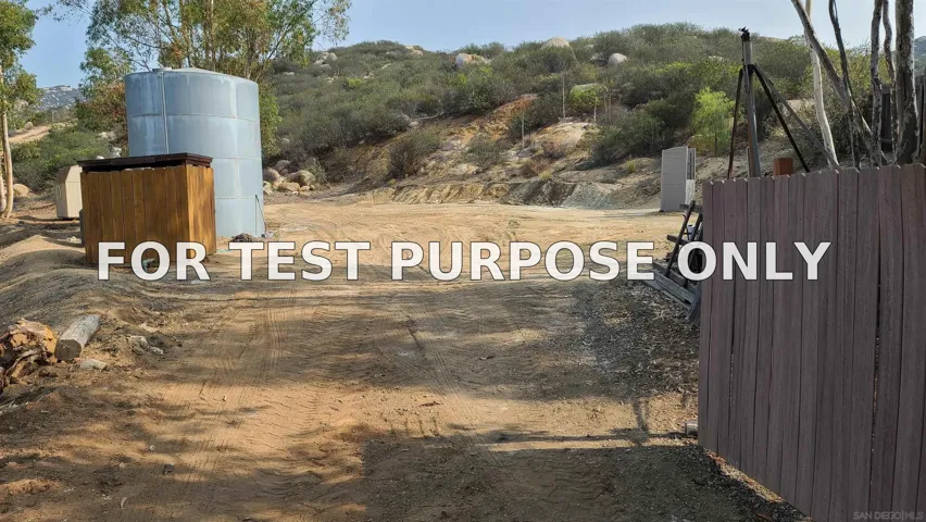 Demo/Test Data Highway 67 Unit Lot 67, Poway, Ca 92064