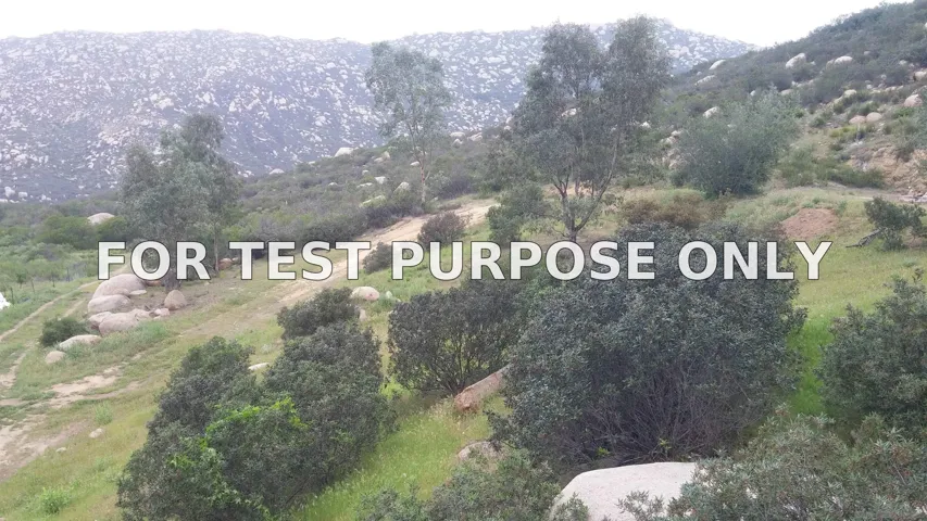 Demo/Test Data Highway 67 Unit Lot 67, Poway, Ca 92064