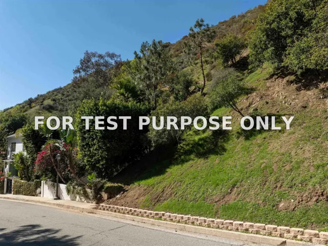 Demo/Test Data 2133 Outpost Drive Unit 1, Los Angeles, Ca 90068