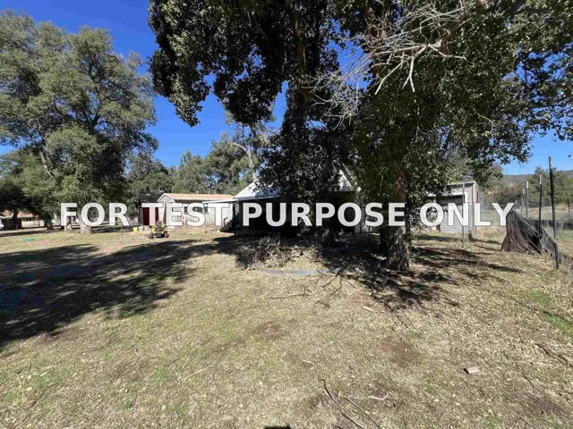 Demo/Test Data 30247 Chihuahua Valley Rd, Warner Springs, Ca 92086