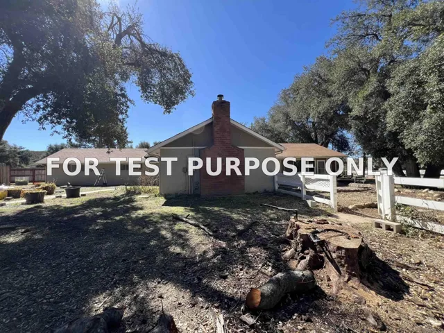 Demo/Test Data 30247 Chihuahua Valley Rd, Warner Springs, Ca 92086