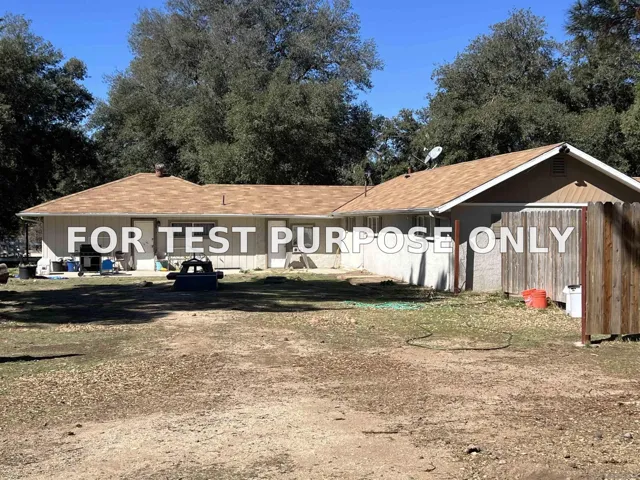 Demo/Test Data 30247 Chihuahua Valley Rd, Warner Springs, Ca 92086