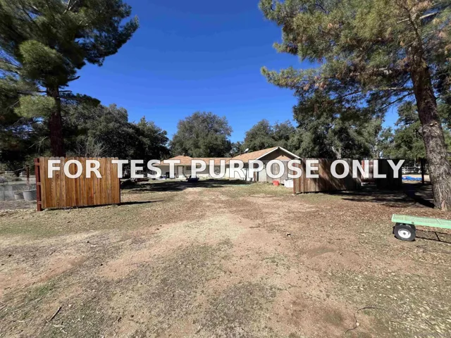 Demo/Test Data 30247 Chihuahua Valley Rd, Warner Springs, Ca 92086