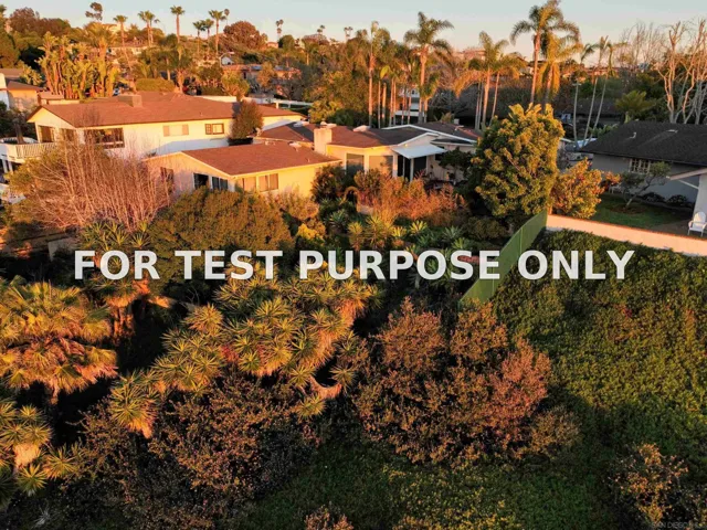 Demo/Test Data 6430 La Jolla Scenic Drive South, La Jolla, Ca 92037