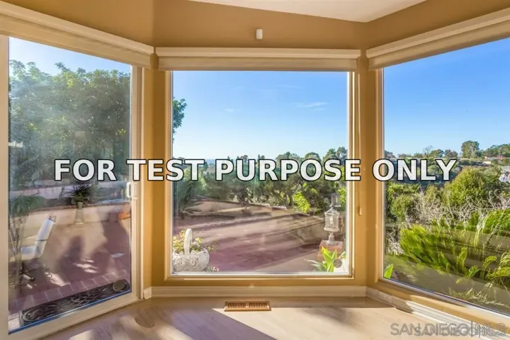 Demo/Test Data 6430 La Jolla Scenic Drive South, La Jolla, Ca 92037