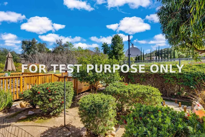 Demo/Test Data 14446 Sespe Pl, Poway, Ca 92064