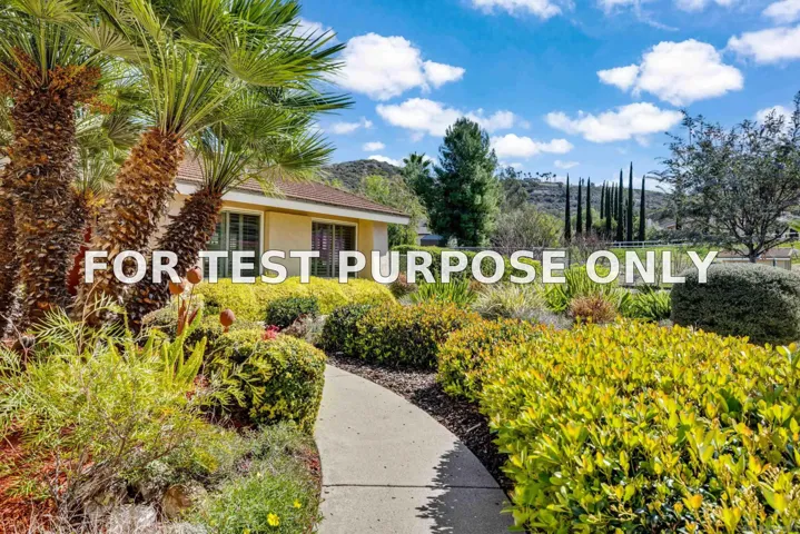 Demo/Test Data 14446 Sespe Pl, Poway, Ca 92064