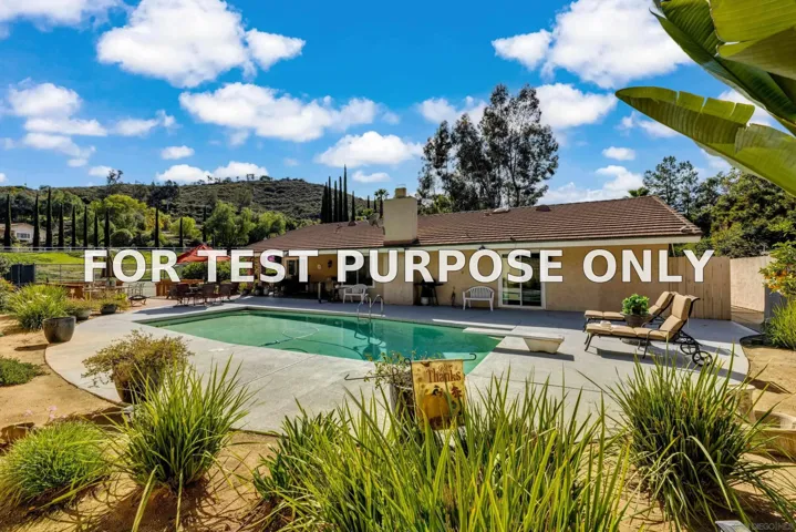 Demo/Test Data 14446 Sespe Pl, Poway, Ca 92064