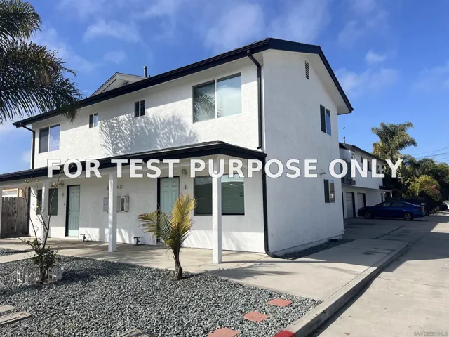 Demo/Test Data 1012 Fern Ave, Imperial Beach, Ca 91932