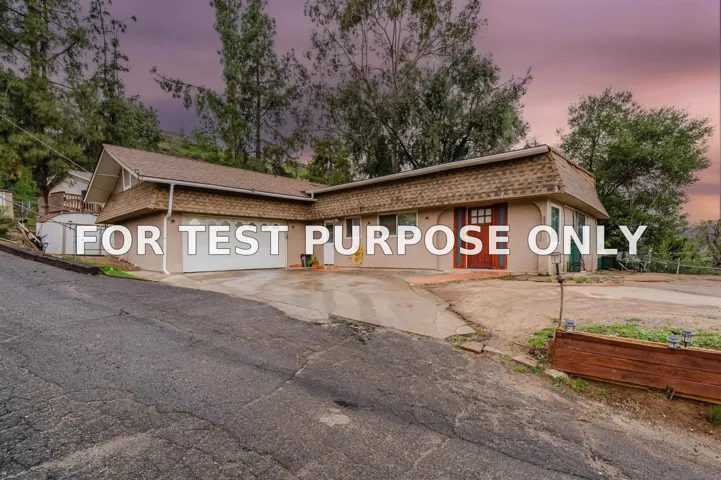 Demo/Test Data 9518 Cypress St, Lakeside, Ca 92040