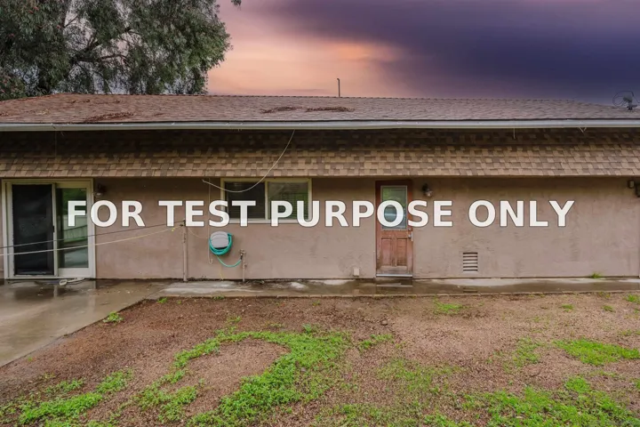 Demo/Test Data 9518 Cypress St, Lakeside, Ca 92040