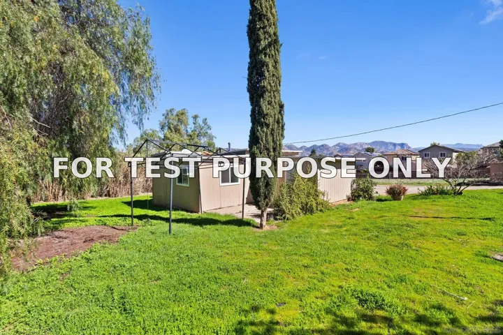 Demo/Test Data 11816 Waterhill Rd, Lakeside, Ca 92040