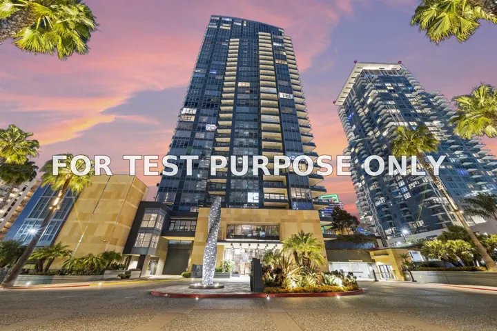 Demo/Test Data 1325 Pacific Hwy Unit 2807, San Diego, Ca 92101