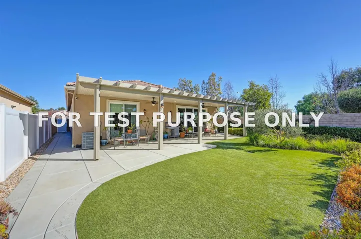 Demo/Test Data 26549 Roseate Cir, Menifee, Ca 92584