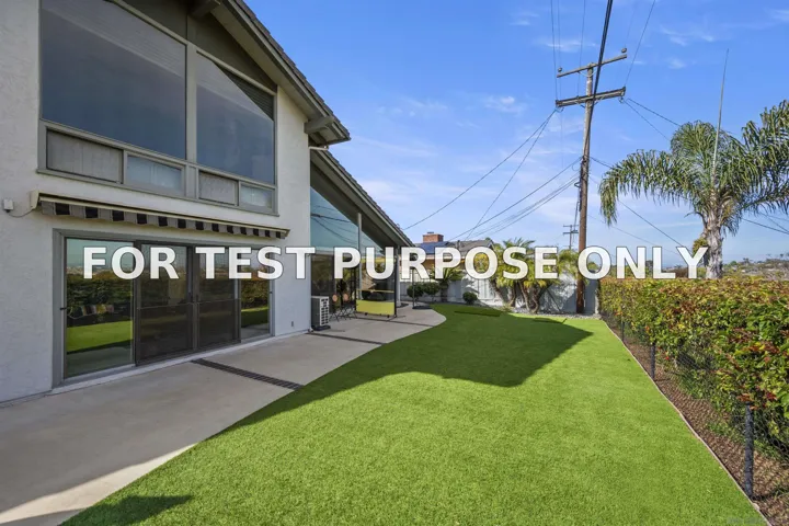 Demo/Test Data 1151 Catalina Boulevard, San Diego, Ca 92107