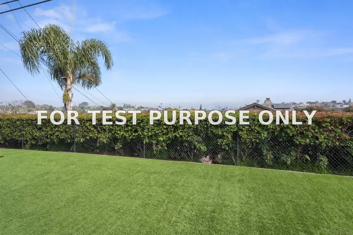 Demo/Test Data 1151 Catalina Boulevard, San Diego, Ca 92107