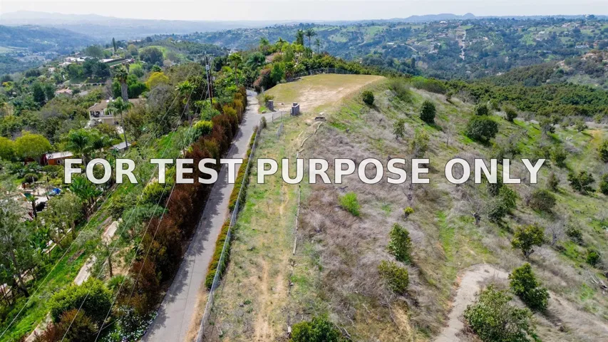 Demo/Test Data 3410 Canonita Dr Unit 0, Fallbrook, Ca 92028