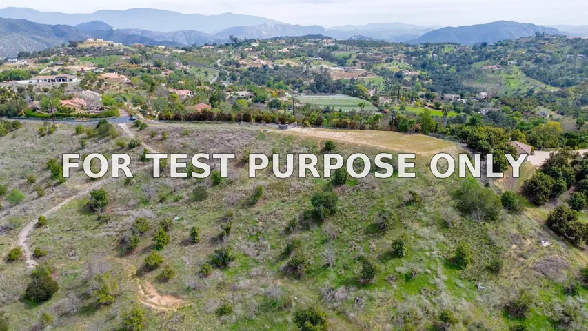 Demo/Test Data 3410 Canonita Dr Unit 0, Fallbrook, Ca 92028