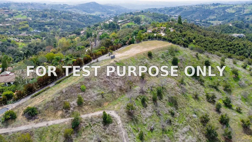 Demo/Test Data 3410 Canonita Dr Unit 0, Fallbrook, Ca 92028