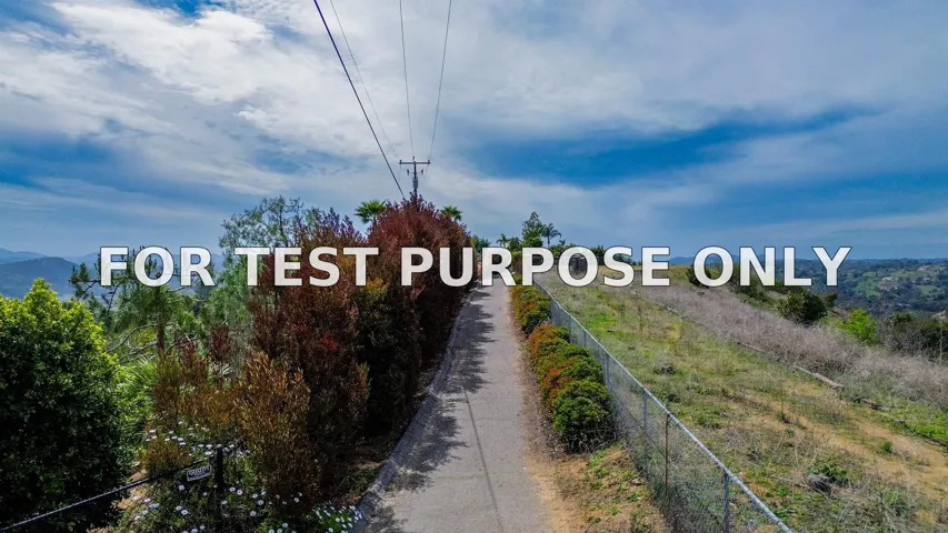 Demo/Test Data 3410 Canonita Dr Unit 0, Fallbrook, Ca 92028