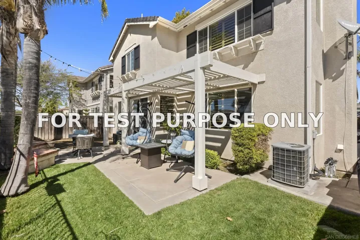 Demo/Test Data 33307 Decada St, Temecula, Ca 92592