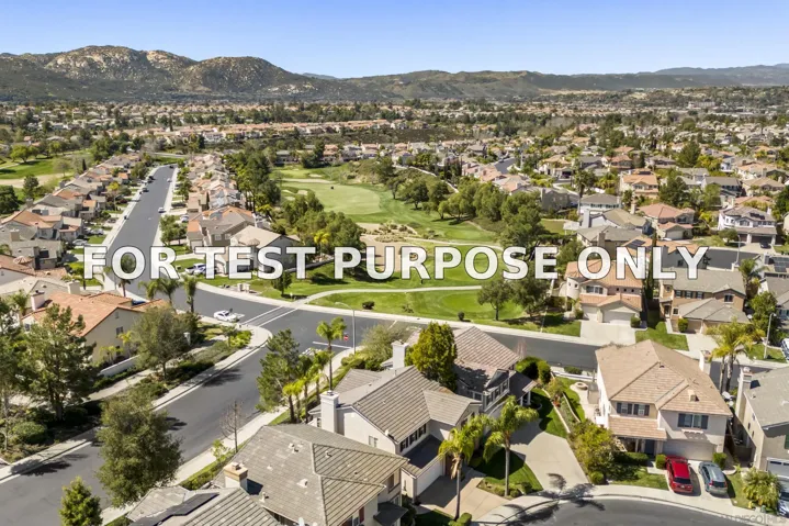 Demo/Test Data 33307 Decada St, Temecula, Ca 92592