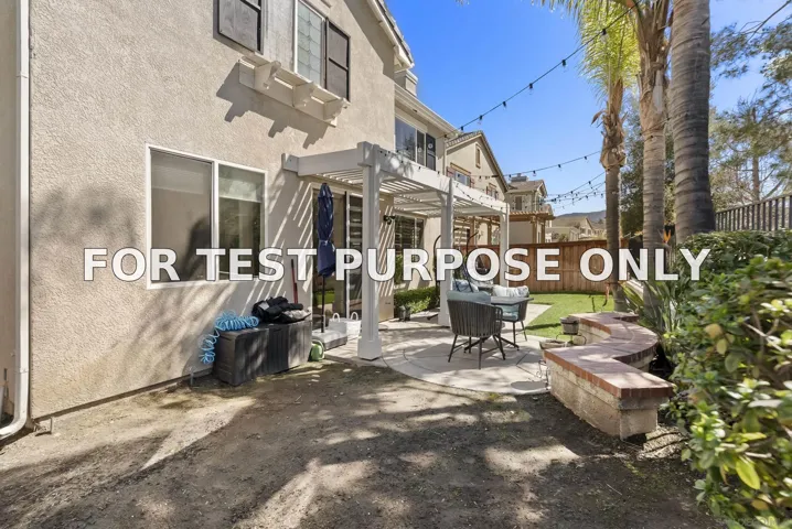 Demo/Test Data 33307 Decada St, Temecula, Ca 92592