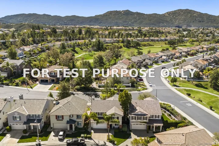 Demo/Test Data 33307 Decada St, Temecula, Ca 92592