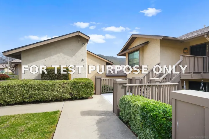 Demo/Test Data 1766 Pala Lake Dr, Fallbrook, Ca 92028