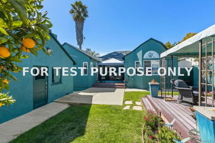 Demo/Test Data 4551 Euclid Ave, San Diego, Ca 92115