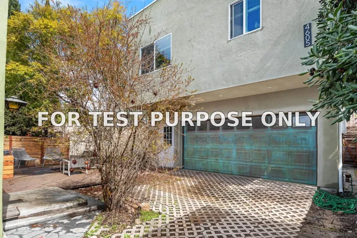 Demo/Test Data 4605-4607 Terrace Dr, San Diego, Ca 92116