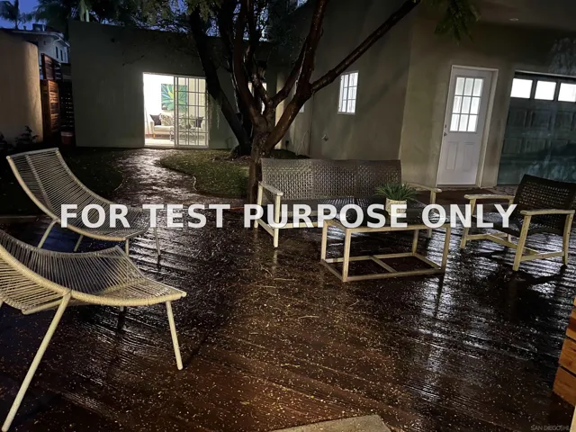 Demo/Test Data 4605-4607 Terrace Dr, San Diego, Ca 92116