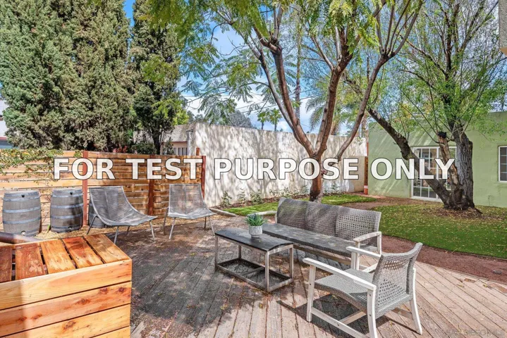 Demo/Test Data 4605-4607 Terrace Dr, San Diego, Ca 92116
