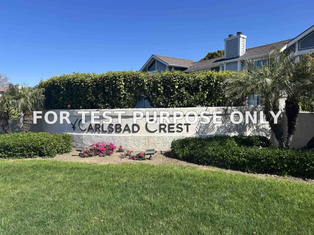 Demo/Test Data 857 Violet Ct, Carlsbad, Ca 92011