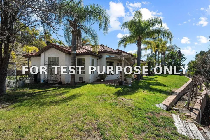 Demo/Test Data 44915 Palladian Ct, Temecula, Ca 92590