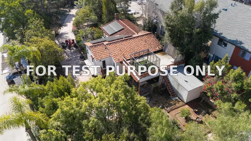 Demo/Test Data 4482 59th St, San Diego, Ca 92115