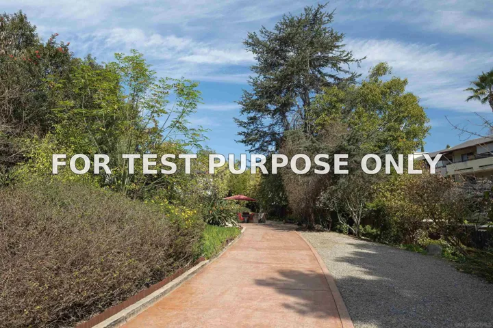 Demo/Test Data 4482 59th St, San Diego, Ca 92115