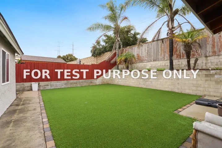 Demo/Test Data 1286 Waxwing Lane, Chula Vista, Ca 91911