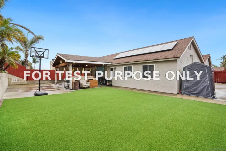 Demo/Test Data 1286 Waxwing Lane, Chula Vista, Ca 91911