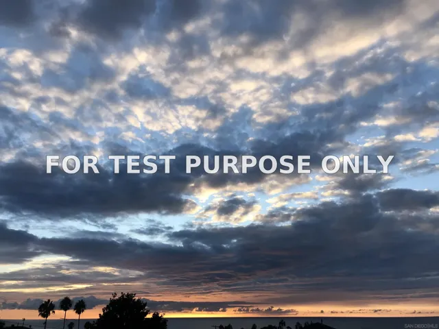 Demo/Test Data 936 Cornish, San Diego, Ca 92107