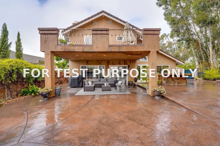Demo/Test Data 11695 Scripps Lake Drive, San Diego, Ca 92131