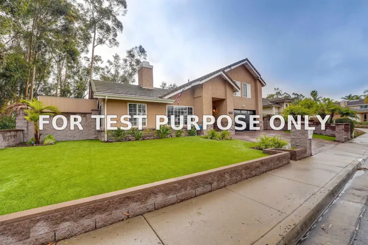 Demo/Test Data 11695 Scripps Lake Drive, San Diego, Ca 92131