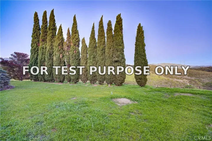 Demo/Test Data 2139 Verde Canyon Road, Arroyo Grande, Ca 93420