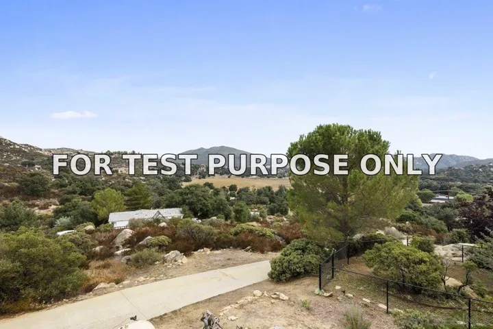 Demo/Test Data 9769 River Drive, Descanso, Ca 91916
