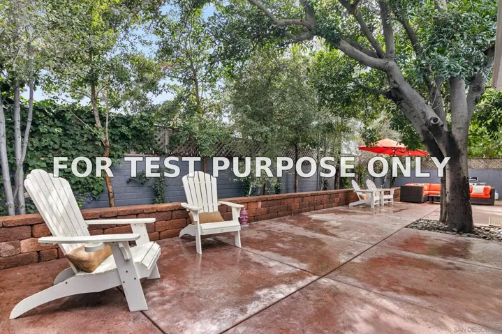 Demo/Test Data 1865 Mission Cliff Drive, University Heights, Ca 92116