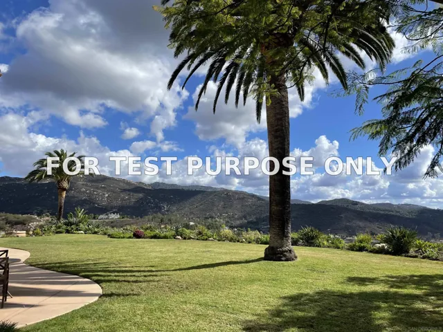 Demo/Test Data 14155 Bryce Point, Poway, Ca 92064