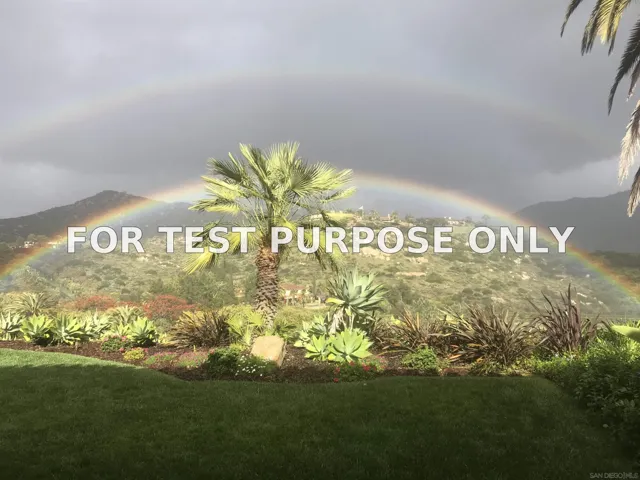 Demo/Test Data 14155 Bryce Point, Poway, Ca 92064