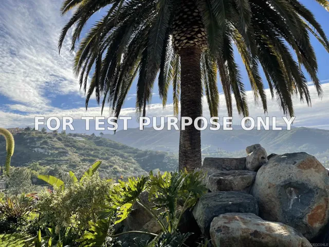 Demo/Test Data 14155 Bryce Point, Poway, Ca 92064