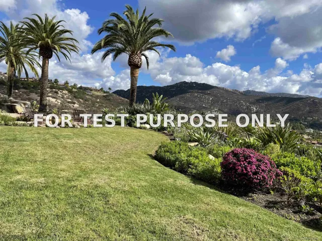 Demo/Test Data 14155 Bryce Point, Poway, Ca 92064